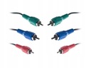 Аудио-видео Chinch 3xRCA 3м компонентный кабель RGB