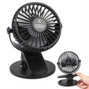 STOLNÝ MINI PRENOSNÝ VENTILÁTOR PRIPÍNACÍ O 360° OTOČNÝ CHLADIACI