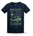 ФУТБОЛКА FORD MUSTANG BORN, ТЕМНО-СИНЯЯ, размер M