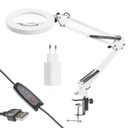 ОФИСНАЯ КОСМЕТИЧЕСКАЯ ЛАМПОЧКА РЕГУЛИРОВКА СВЕТОДИОДНОГО ОСВЕЩЕНИЯ USB АДАПТЕР 12ВТ СЕТЬ 5ВТ