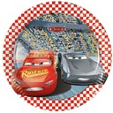ЗИГЗАГ БУМАЖНЫЕ ТАРЕЛКИ MCQUEEN CARS CARS BIRTHDAY 8 шт.