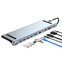 USB C 3.0 HDMI 4K RJ45 LAN Док-станция PD 11 в 1