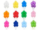 БОЛЬШИЕ Разноцветные латексные шары 25х35см микс 100 шт.