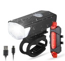 Комплект светодиодных велосипедных фонарей Задний передний USB 2 шт.