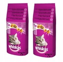 WHISKAS Смесь вкусов для взрослых с курицей и тунцом 2 x 14 кг