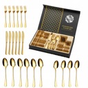 НАБОР СТОЛОВЫХ ПРИБОРОВ 24 EL НАБОР НА 6 ЧЕЛОВЕК СТАЛЬНОЙ ЯЩИК