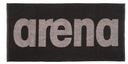 Хлопковое пляжное полотенце для бассейна Arena Gym Soft Towel Черное, 100х50см