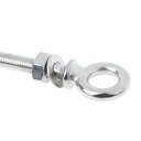 2XSTAINLESS STEEL ДОВГІ ПЕТЛЯ PODNOSZACE Z ГАЙКА I ПІДКЛАДКА 00MM  (18520913697) фото min 5