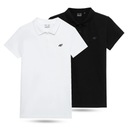 ЖЕНСКАЯ ФУТБОЛКА ПОЛО 4F ИЗ ДЫХАЮЩЕГО ХЛОПКА, НАБОР 2 ПАКЕТА