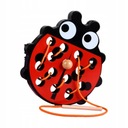 ДЕРЕВЯННАЯ ИГРА НА ШНУРОВКЕ МОНТЕССОРИ