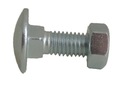 ВИНТЫ ОЦИНКОВАННЫЕ ВИНТЫ M8x25 DIN 603 + ГАЙКА M8 10 комплектов