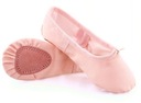 Дышащие гладкие балетки Dance Ballet Pink 28