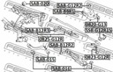 FEBEST 0820-G13 AXLE SWIVEL ATTACHMENT / PROWADZACY 