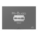 MY-BLADES Серебряные лезвия для бритья 100 шт.
