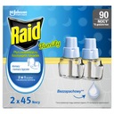 Жидкость комаров для инсектицидного электрофумигатора RAID без запаха 90 ночей