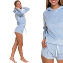 Moraj Легкая, очень нежная велюровая женская пижама с капюшоном 3500-005 Л