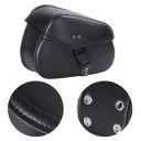 1PAIR ЧЕРНЫЙ WATERPROOF PU LEATHER МОТОЦИКЛ HANGING BAG WITH LARGE POCKETS  фото 15