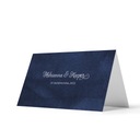 Свадебные открытки темно-синие 