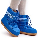 СНЕЖНЫЕ БОТИНКИ ЖЕНСКИЕ С НИЗКИМ ВЕРХОМ, СИНИЕ 39/40