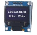 Белый дисплей 0,96 OLED i2C 3-5 В SSD1306 128*64 Яркий модуль для Arduino