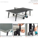 ТЕННИСНЫЙ СТОЛ CORNILLEAU 400X НА УЛИЦЕ СЕРЫЙ