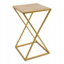 ЗОЛОТАЯ ПОДСТАВКА ДЛЯ ЦВЕТОВ ДЛЯ САДА НА ТЕРРАСЕ, СТОЛ 40СМ