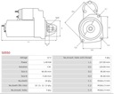 AUTOSTARTER ARRANCADOR CITROEN BERLINGO 1.9 DIESEL 07/98- 