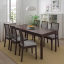 IKEA EKEDALEN EKEDALEN Stôl a 4 stoličky 120/180 cm Šírka stola 80 cm