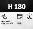 ESSUIE-GLACE ARRIÈRE H180 TWIN 180MM SMART FORTWO 01.07 NIEZBEDNIK KOLIZJA #21photo 13