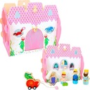 НАБОР ДЕРЕВЯННЫЙ ПОДВОДНЫЙ ЗАМОК СО ФИГУРКАМИ