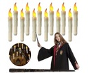 12SZT BEZPŁOMIENIOWE ŚWIECA LED DEKORACJA HARRY POTTER MAGIC WAND PILOTEM