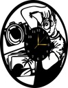 ЧАСЫ ДЛЯ ФОТОГРАФА ФОТОГРАФИЯ ПОДАРОК ​​50СМ 3D