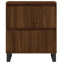 vidaXL Komoda, hnedý dub, 60x35x70 cm, materiál na báze dreva Výška nábytku 1 cm