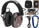 Ochronniki słuchu aktywne RealHunter Active PROSHOT BT Czarne Waga produktu z opakowaniem jednostkowym 0.8 kg