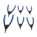 6PCS SNAPIERS SNAP -RING RÉGLAGE 6 ÉTRIERS 8 -CALOWY MÉTALLIQUE MÉTALLIQUE 40photo 4