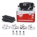 ТОРМОЗНЫЕ КОЛОДКИ задние AUDI A3, A4 B6 B7, A6 C6; СИДЕНЬЕ; ШКОДА; Фольксваген ПАССАТ B6/B7
