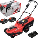 БЕСЩЕТОЧНАЯ КОСИЛКА АККУМУЛЯТОРНАЯ 36 В 2x4 Ач СИСТЕМА 18 В