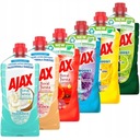 AJAX MIX Boost Floral Fiesta SET 6х1л универсальная жидкость для полов