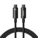 ТЕЛЕФОННЫЙ КАБЕЛЬ BASEUS STRONG USB TYPE C – USB TYPE C 240 Вт QC PD 2M