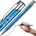 РЕКЛАМНАЯ РУЧКА С ВАШЕЙ ГРАВИРОВКОЙ ЛОГОТИПА, СИНИЙ НАБОР ИЗ 1 ШТ.