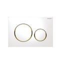 Кнопка смыва Geberit Sigma20 из белого золота