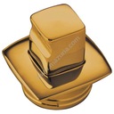 КНОПКА И КРЫШКА, ЛАТУНЬ, 16X16X15 ММ