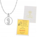 СЕРЕБРЯНОЕ ОЖЕРЕЛЬЕ С МЕДАЛЬЮ И ПРИЧАСТИЕМ СВЯТОГО ГАРВЕРА