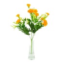 Букет оранжевых гвоздик для вазы