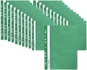 Папка на клипсах из мягкого ПП зеленого цвета, 20 шт. BIURFOL