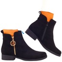 ЧЕРНЫЕ ЖЕНСКИЕ БОТИНКИ, ЗАМШЕВЫЕ ТУФЛИ НА ПЛОСКОЙ ПЛОСКОЙ ОДЕЖДЕ