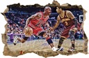 Наклейка на стену Майкл Джордан 50x33 #48