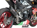 Карбоновый глушитель SC Project Oval Aprilia RSV4 2015-16
