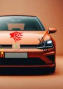 НАКЛЕЙКА NA АВТОМОБИЛЬ AUTO, СТЕКЛА JAPONSKIE ZNAKI, KANJI СИМВОЛ ANIOL 15CM  (12456100821) фото min 10