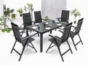 КОМПЛЕКТ САДОВОЙ МЕБЕЛИ СТОЛ 6+1 ДЛЯ ТЕРРАСЫ, БАЛКОНА
